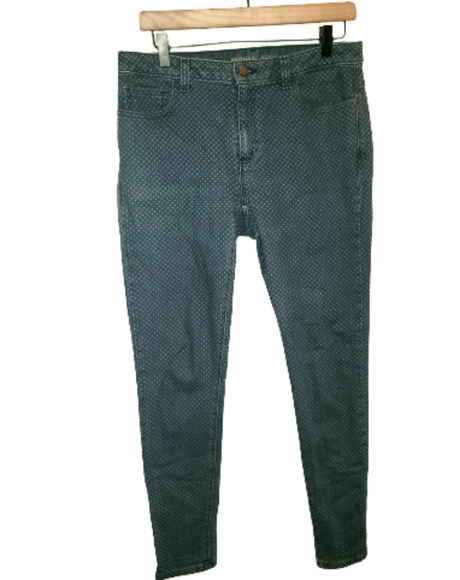 Michael Kors Polka Dot Izzy Skinny Jeans $98 Sz6 - Picture 5 of 13